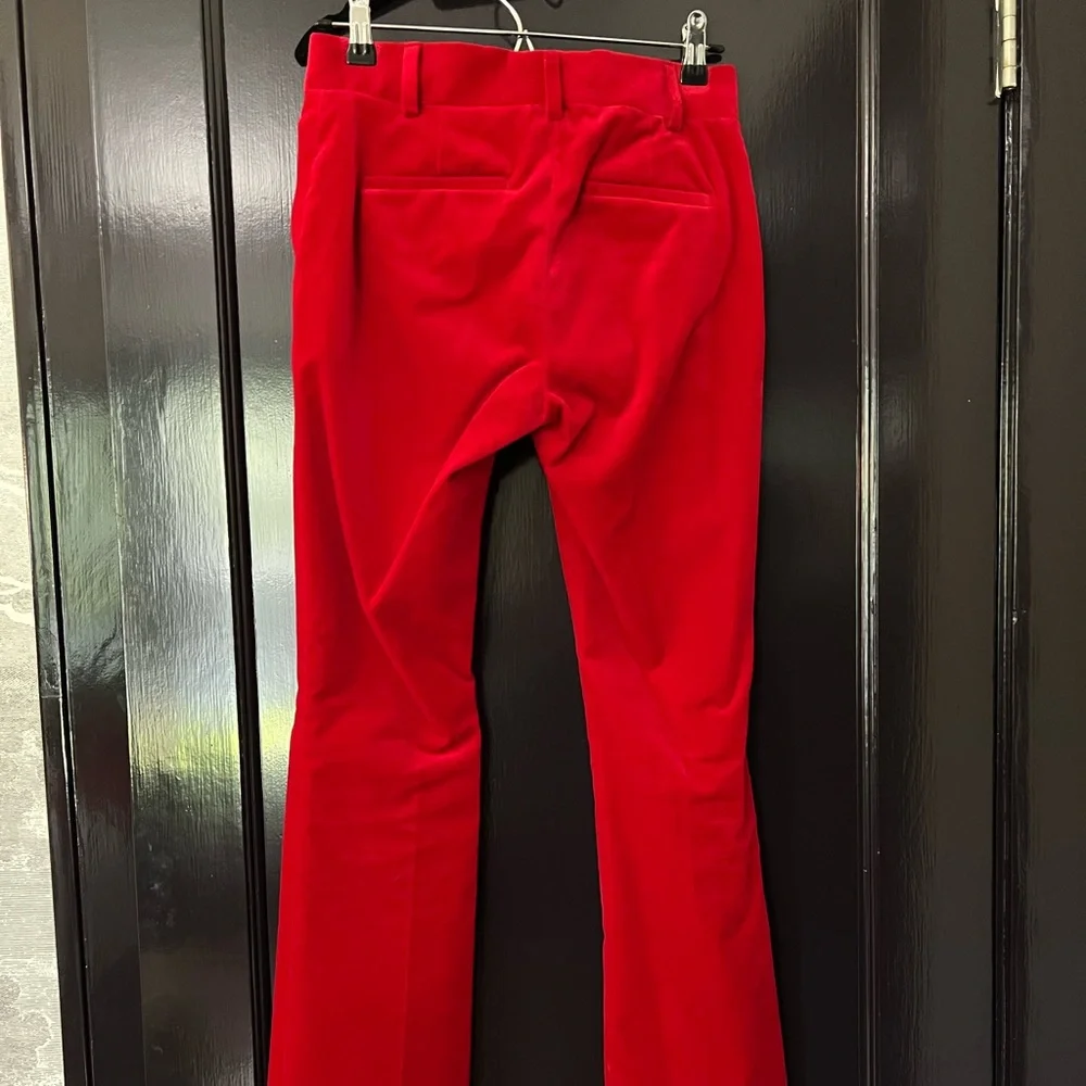Frame Denim Red Velvet Pant Suit - Picture 11 of 13
